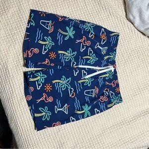 Chubbies Blue Tropical Swim Shorts